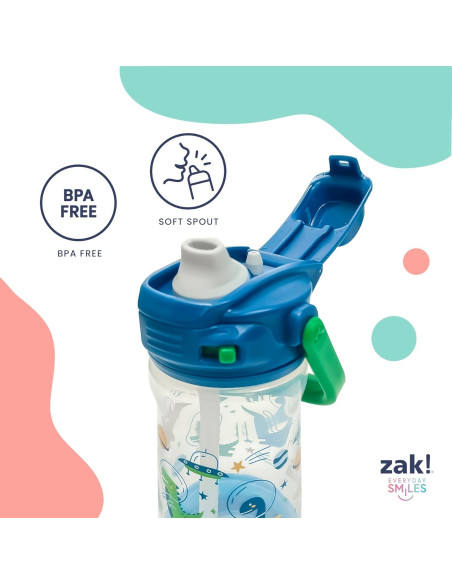 Botella de Agua Infantil Zak Designs Unicornio 354ml a Prueba de Fugas Botella de Agua Infantil Zak Designs Unicornio 354ml a Prueba de Fugas