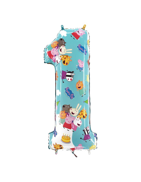 Globo de Foil Peppa Pig 66cm Toyland - Fiesta Infantil Globo de Foil Peppa Pig 66cm Toyland - Fiesta Infantil