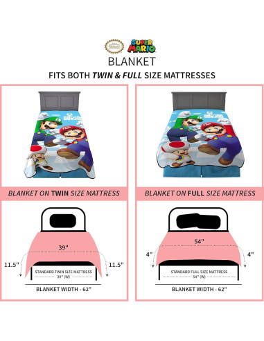 Manta Franco Kids Super Suave Micro Raschel 157x229 cm Mario