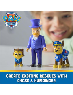 Conjunto de Figuras Paw Patrol Chase y Alcalde Humdinger 2