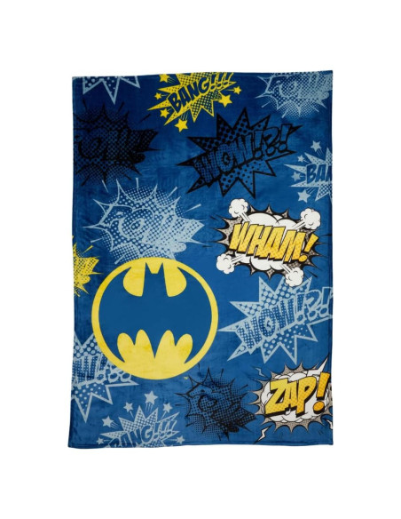 Manta Batman Franco Kids 157x229 cm Suave y Colorida Manta Batman Franco Kids 157x229 cm Suave y Colorida