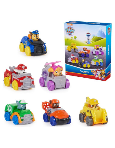 Conjunto de Vehículos PAW Patrol Pup Squad 6 Piezas