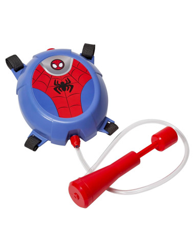 Mochila de Agua Spiderman 975ml Lanzador para Niños