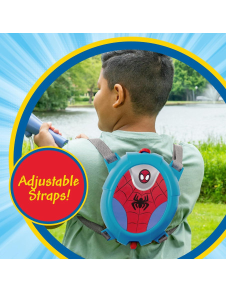 Mochila de Agua Spiderman 975ml Lanzador para Niños Mochila de Agua Spiderman 975ml Lanzador para Niños