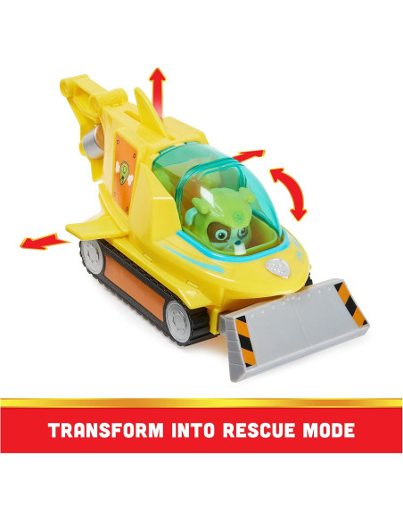 Vehículo de Rescate Tiburón Martillo Rubble Aqua Pups Vehículo de Rescate Tiburón Martillo Rubble Aqua Pups