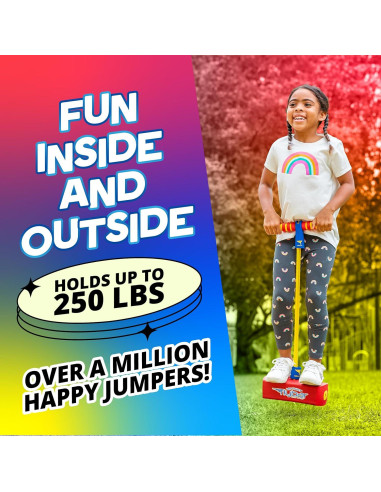 Pogo Stick Flybar MFF para Niños Rojo de Espuma Divertido