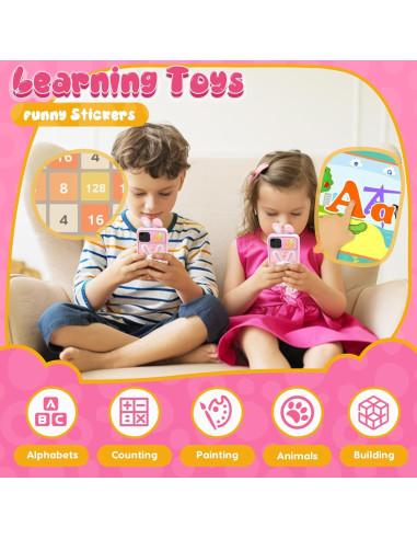 Teléfono Juguete Luyiilo P1 Plus 2.8" Táctil Unicornio