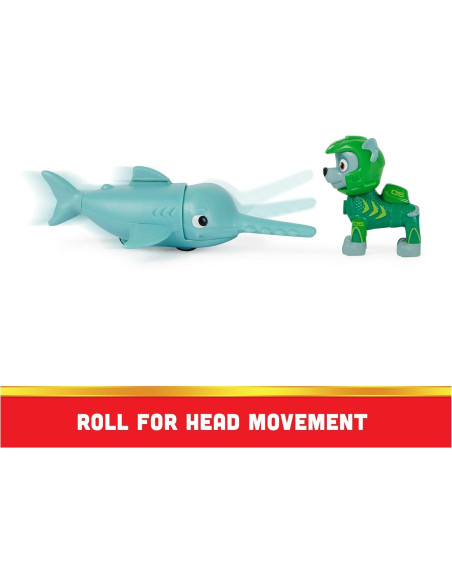 Figuras de Acción Paw Patrol Aqua Pups Rocky y Sawfish Figuras de Acción Paw Patrol Aqua Pups Rocky y Sawfish