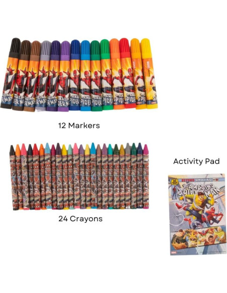 Conjunto de Pintura Spiderman 1197 Piezas para Niños Conjunto de Pintura Spiderman 1197 Piezas para Niños