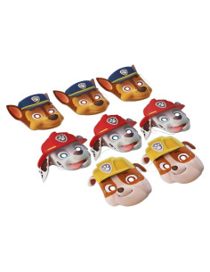 Máscaras de Papel Premium Paw Patrol - Pack de 8 para Fiestas