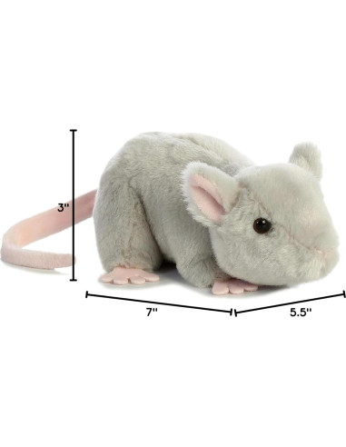 Peluche Mini Flopsie Ratón Aurora 20 cm Suave y Divertido