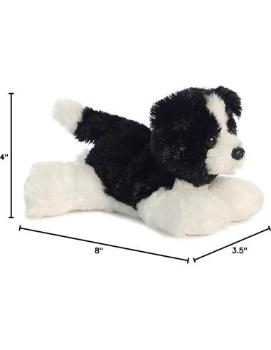 Peluche Border Collie Cami Aurora 20 cm Suave y Abrazable
