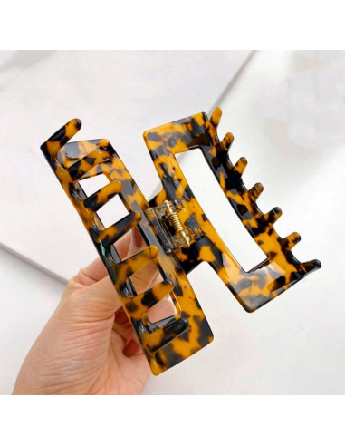 Clips de Garra para Cabello Textention - Diseño Francés 10.5x5.5cm