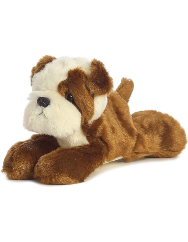 Peluche Bulldog Semper Fi Aurora 20 cm Suave y Adorable