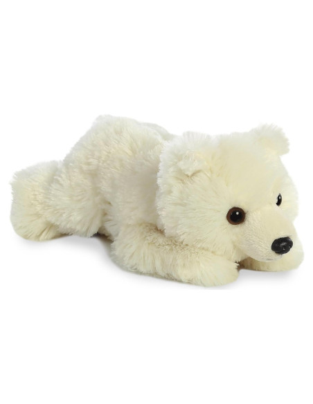 Peluche Oso Polar Aurora Mini Flopsie 20 cm Suave Peluche Oso Polar Aurora Mini Flopsie 20 cm Suave
