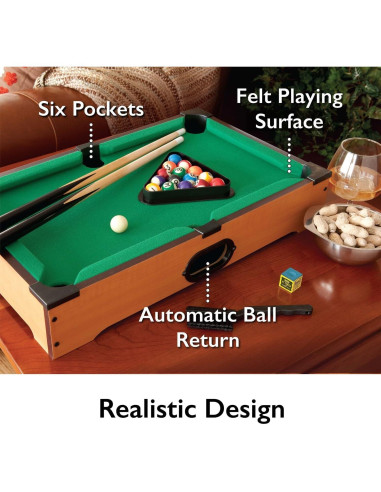 Juego de Billar Miniatura Mainstreet Classics 51x31 cm