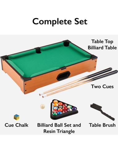 Juego de Billar Miniatura Mainstreet Classics 51x31 cm