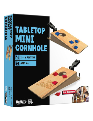 Mini Cornhole de Mesa Buffalo Games - Juego Portátil 30x20 cm