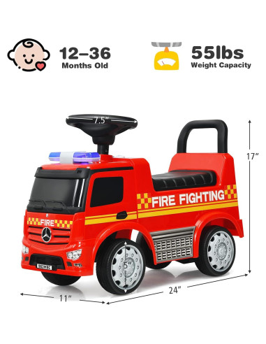 Coche de empuje HONEY JOY Mercedes Benz para niños 1-3 años