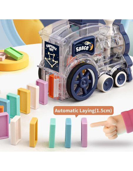 Tren Eléctrico B-Qtech 200pcs Dominó Espacial 3-8 años Tren Eléctrico B-Qtech 200pcs Dominó Espacial 3-8 años