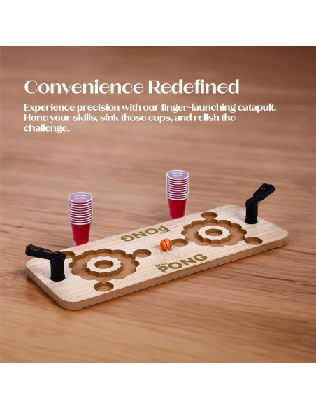 Juego de Mini Beer Pong MEANT2TOBE 29 Piezas para Fiesta Juego de Mini Beer Pong MEANT2TOBE 29 Piezas para Fiesta