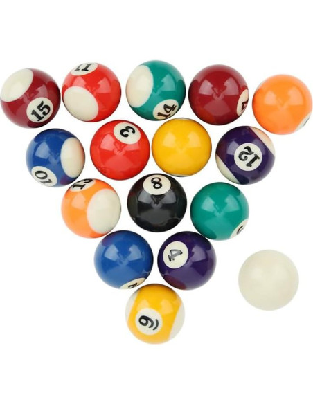 Joyzan Mini Bolas de Billar 16 Piezas 3.8cm para Niños Joyzan Mini Bolas de Billar 16 Piezas 3.8cm para Niños