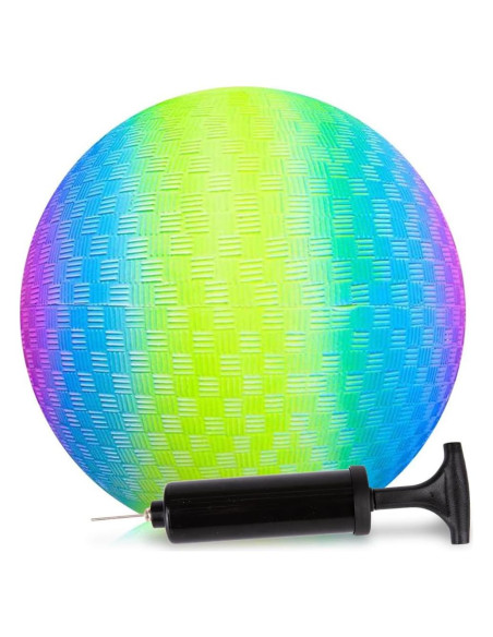 Bola de Juego Arcoíris ArtCreativity 22,86 cm con Bomba Bola de Juego Arcoíris ArtCreativity 22,86 cm con Bomba