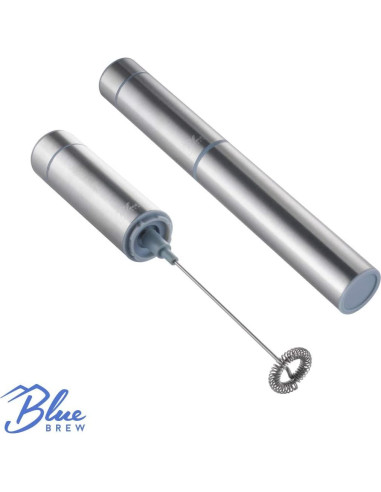 Espumador de Leche Eléctrico Blue Brew BB1006 de Acero Inoxidable