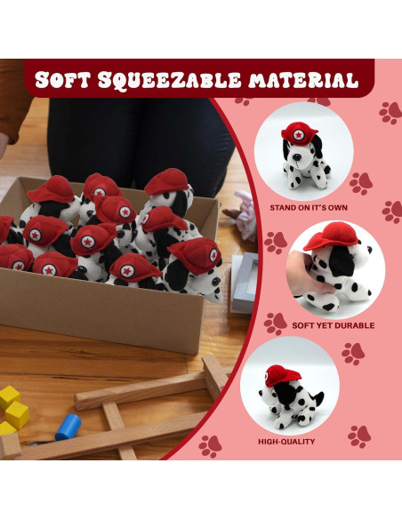 Paquete de 12 Peluches Dálmatas 4E's Novelty - Suaves y Adorables Paquete de 12 Peluches Dálmatas 4E's Novelty - Suaves y Adorables
