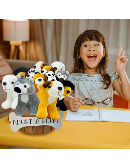 Perros de Peluche 4E's Surtido 12 Piezas 12,7 cm Perros de Peluche 4E's Surtido 12 Piezas 12,7 cm