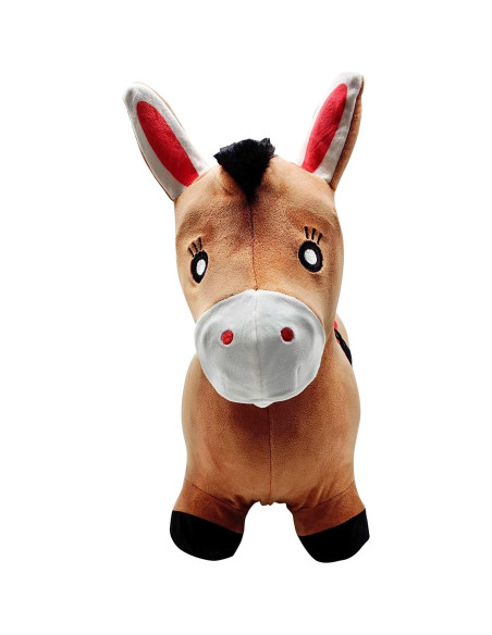 Caballo Inflable Lexibook BGP050 Marrón con Bomba Caballo Inflable Lexibook BGP050 Marrón con Bomba