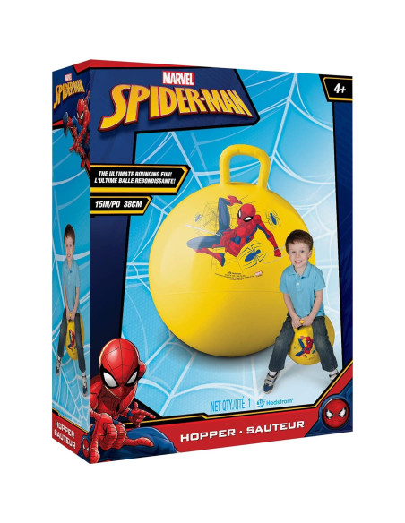 Pelota de Rebote Hedstrom Spider-Man 38 cm Amarillo Pelota de Rebote Hedstrom Spider-Man 38 cm Amarillo