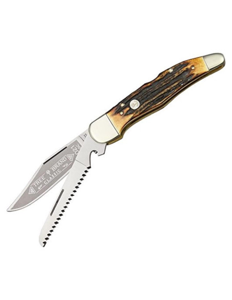 Cuchillo de Caza Plegable Boker 114021S Doble Bloqueo 10.16 cm Cuchillo de Caza Plegable Boker 114021S Doble Bloqueo 10.16 cm