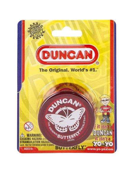 Yo-Yo Mariposa Duncan Original Rojo - Juguete Clásico Yo-Yo Mariposa Duncan Original Rojo - Juguete Clásico