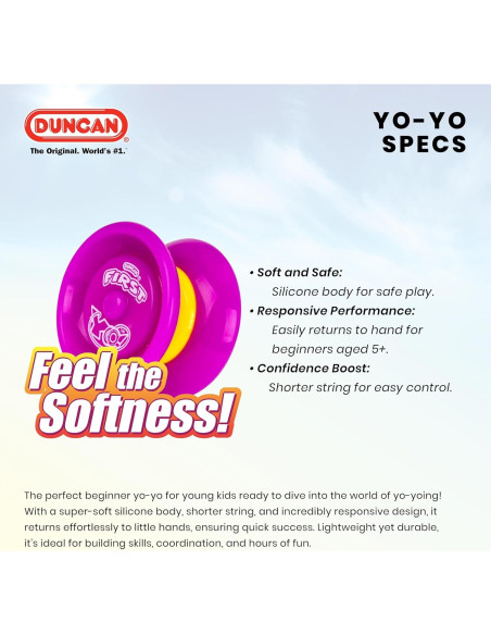 Yo-Yo Duncan Primer Yo! Verde/Amarillo para Niños Yo-Yo Duncan Primer Yo! Verde/Amarillo para Niños