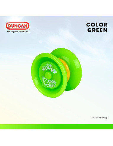 Yo-Yo Duncan Primer Yo! Verde/Amarillo para Niños