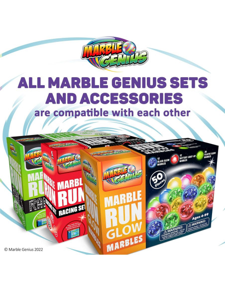 Canicas que Brillan en la Oscuridad Marble Genius - 50 Piezas Canicas que Brillan en la Oscuridad Marble Genius - 50 Piezas