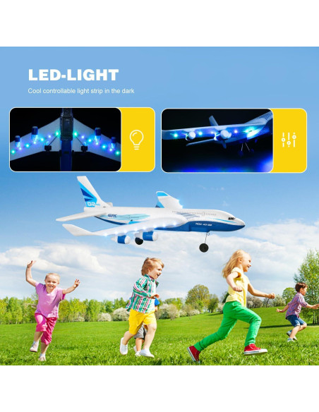 Avión RC 4DRC G2 Listo para Volar con Luz LED Avión RC 4DRC G2 Listo para Volar con Luz LED