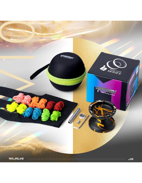 Yoyo Profesional MAGICYOYO V10 con 12 Cuerdas y Estuche Yoyo Profesional MAGICYOYO V10 con 12 Cuerdas y Estuche