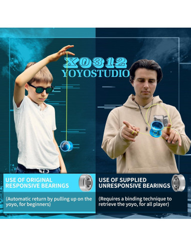 Yoyo Profesional YOYOSTUDIO X0312 para Adultos y Niños