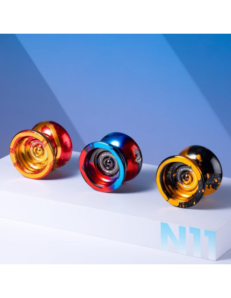 Yoyo MAGICYOYO N11 Doble Propósito Negro Azul Rojo Yoyo MAGICYOYO N11 Doble Propósito Negro Azul Rojo