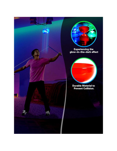 Diábolo LED Sporty Play Verde - Ligero y Duradero