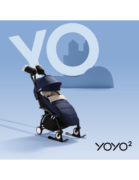 Saco de pies Babyzen YOYO Azul Marino con Forro Sherpa Saco de pies Babyzen YOYO Azul Marino con Forro Sherpa
