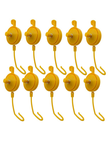 Soporte para Plantas Yoyo Grow Amarillo - Paquete de 10