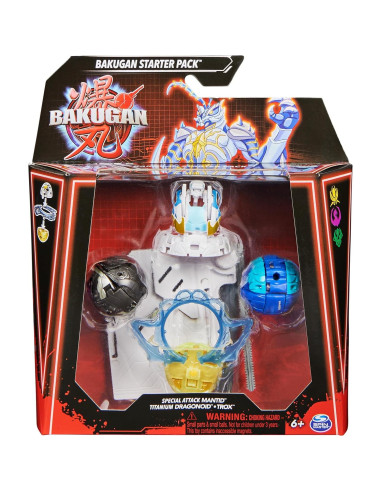 Paquete de Inicio Bakugan 3.0 - 2 Bolas + 1 Ataque Especial