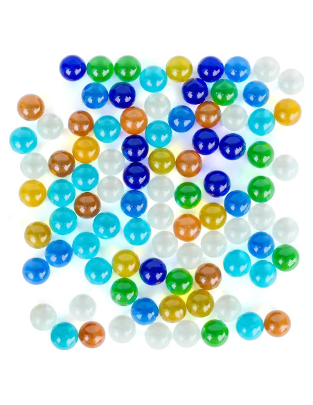 Canicas de Vidrio 90PCS 3 Nutrias para Juegos y Decoración Canicas de Vidrio 90PCS 3 Nutrias para Juegos y Decoración