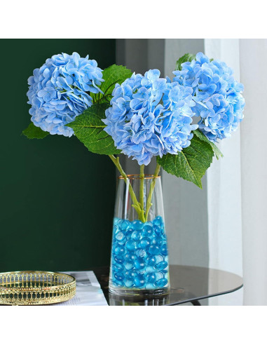 Piedras de Vidrio Azul Marino HappyFiller 2,27 kg para Decorar