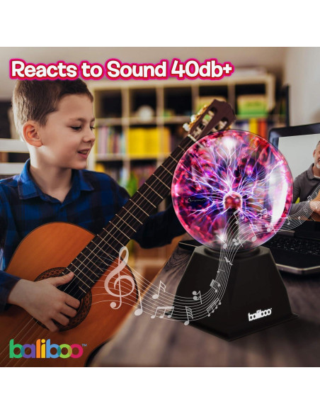 Lámpara de Plasma BALIBOO 15.24 cm Táctil y Sonido Lámpara de Plasma BALIBOO 15.24 cm Táctil y Sonido