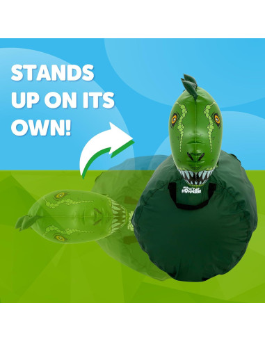 Saltador Inflable WADDLE Trex 114cm para Niños y Adultos
