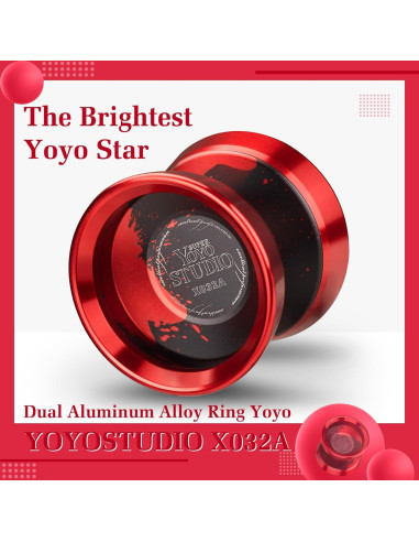 Yoyo Profesional YOYOSTUDIO X032A Metal con Anillos Duales